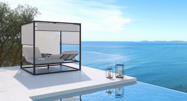 Zahradní manželská postel Modern Sunstead