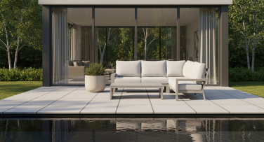 Zahradní sedací souprava Harmony5 šedá Taupe, pohodlná designová a odolná