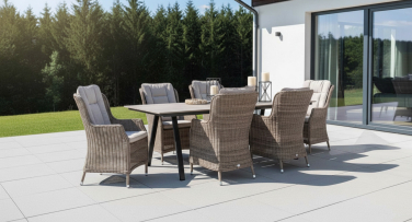 Ratanový zahradní jídelní set Verdana6 Polywood