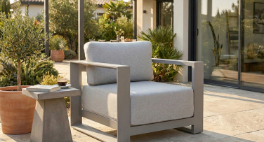 Hliníkové zahradní křeslo Sonoma Taupe