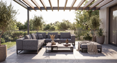 Luxusní venkovní sedací souprava LeBance5 Fabric