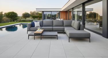 Luxusní a designový zahradní nábytek sedací souprava silně polstrovaná Venta