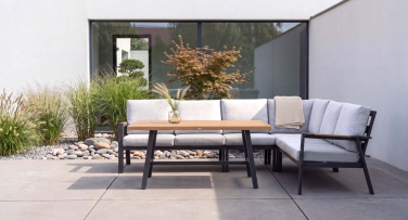 Venkovní hliníková  sedací souprava Crena Corner Woodlook
