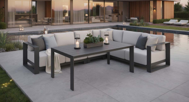 Zahradní sedací/jídelní souprava Accordia Corner6 Long