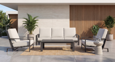 Luxusní zahradní sedací souprava s polohovatelnými křesly Vector5 potahy Olefin