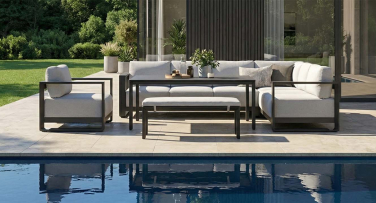 Zahradní sedací/jídelní souprava Accordia Corner9 Long