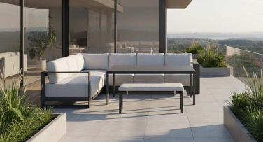 Zahradní sedací/jídelní souprava Accordia Corner8 Long