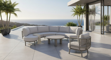 Luxusní zahradní sedací set Serene XL designový zahradní nábytek VONE