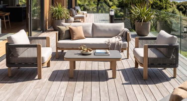Odolná zahradní sedací souprava Sora hlink Woodlook