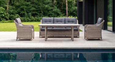 Ratanový zahradní nábytek Capri5 s vysokým stolem kvalitni