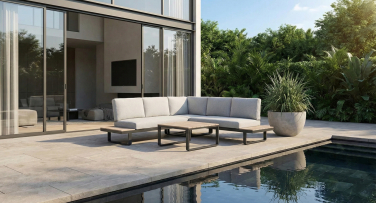 Rohová zahradní pohovka Treva 239cm