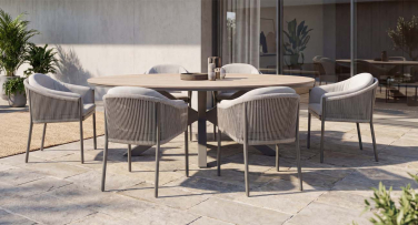 Venkovní jídelní souprava s oválným stolem Eclipse6