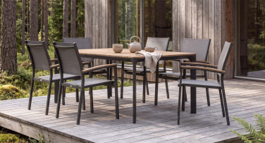Odolný zahradní nábytek v designu dřeva Nordica6 Polywood
