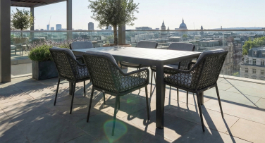 Zahradní jídelní souprava Aventa6 s rozkládacím stolem 180/230