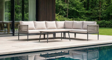 Zahradni rohova sedaci souprava Thaka Rope design