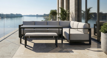 Zahradní sedací/jídelní souprava Accordia Corner8 Long