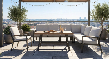 Zahradní sedací souprava Crena Corner Plus Woodlook