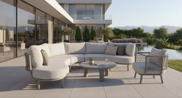 Luxusní zahradní sedací set Serene XL designový zahradní nábytek VONE