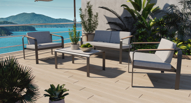 Zahradní sedací souprava Teak Slope4