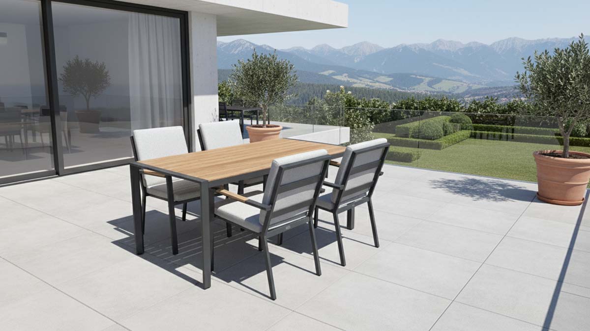 Zahradní jídelní souprava Crena Dining4 Woodlook